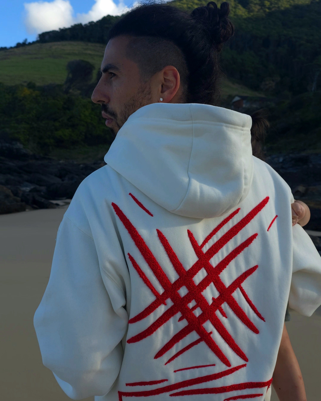 Through His Stripes Hoodie